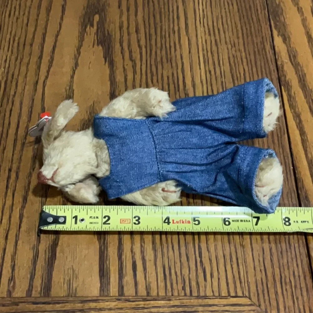 Ty “Murphy “ Original Attic Treasures dog 🐶 with floppy ears rare red hang tag